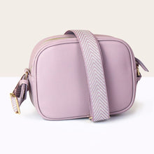 Load image into Gallery viewer, Vegan Leather Camera Bag With Strap | Lilac
