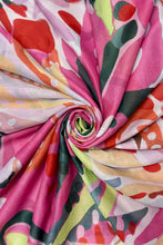 Load image into Gallery viewer, Bold Floral Illustrated Scarf
