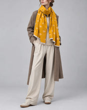 Load image into Gallery viewer, Reversible Bee Scarf / Shawl | Mustard
