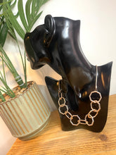 Load image into Gallery viewer, Hexagon Linked Statement Necklace
