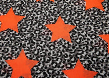 Load image into Gallery viewer, Eco Style Leopard &amp; Stars Print | Orange
