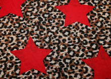 Load image into Gallery viewer, Eco Style Leopard &amp; Stars Print | Red
