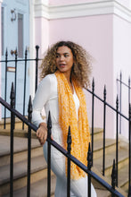 Load image into Gallery viewer, Summer Gold Tone Scarf | Orange
