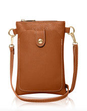 Load image into Gallery viewer, Leather Slim Pouch Phone / Crossbody Bag

