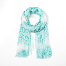 Load image into Gallery viewer, Spring Summer Leopard Scarf | Green
