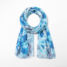 Load image into Gallery viewer, Summer Scarf | Peony Blue
