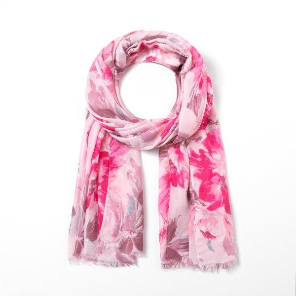 Summer Scarf | Peony Fuchsia