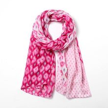 Load image into Gallery viewer, Eco Style Recycled Scarf | Two Tone Geometric
