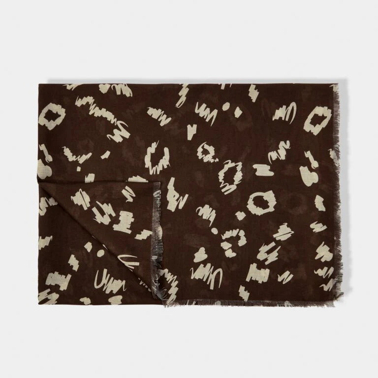 Katie Loxton Scarf | Leopard Brown