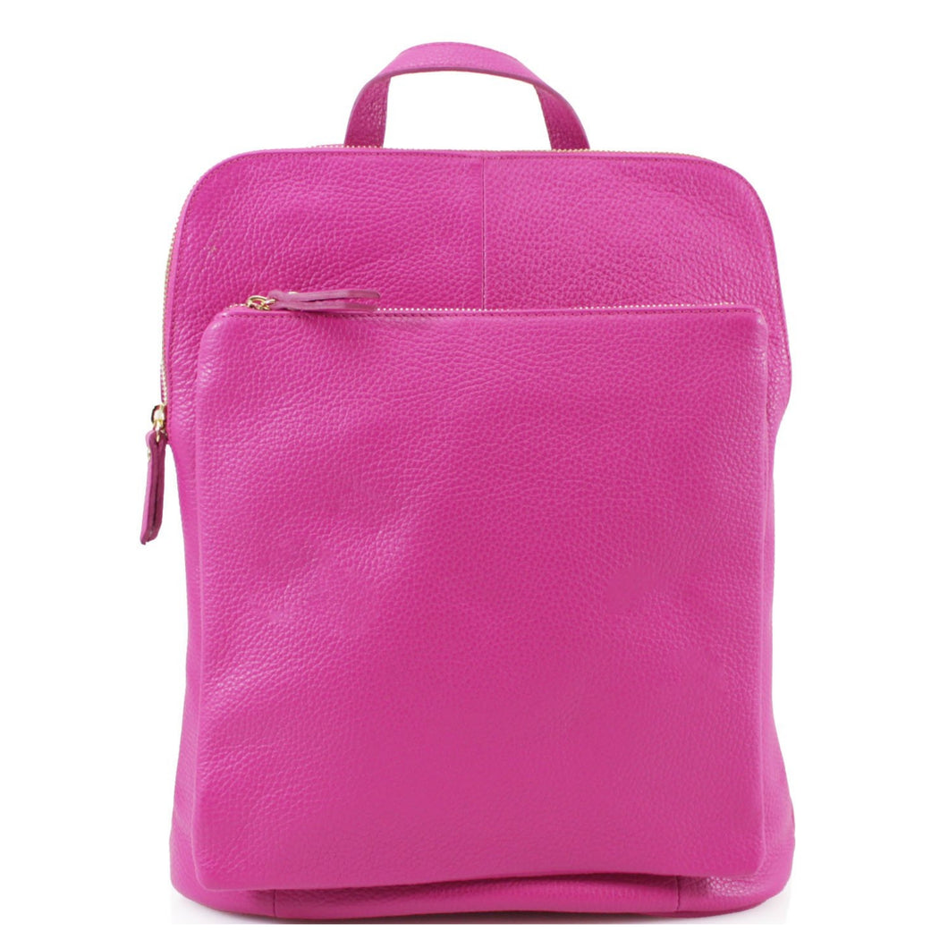 Large Soft Leather Backpack / Crossbody Bag