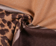 Load image into Gallery viewer, Camel Leopard Print Scarf
